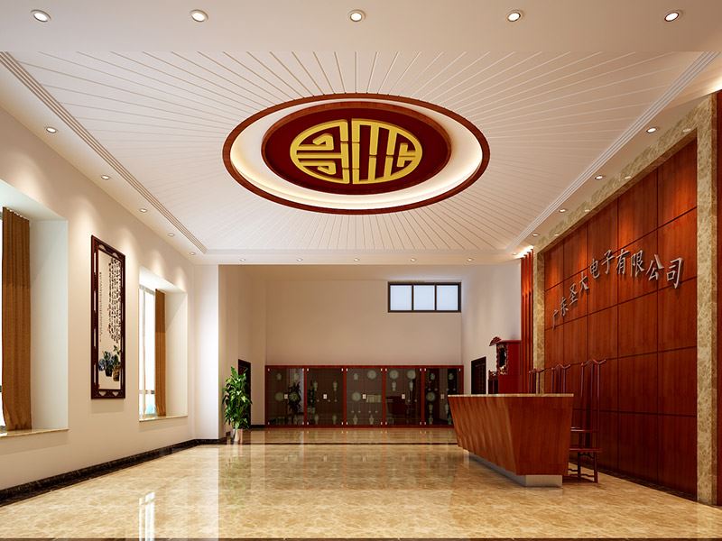 新古典风格室内K1体育·(中国)官方网站-圣大办公室500平米