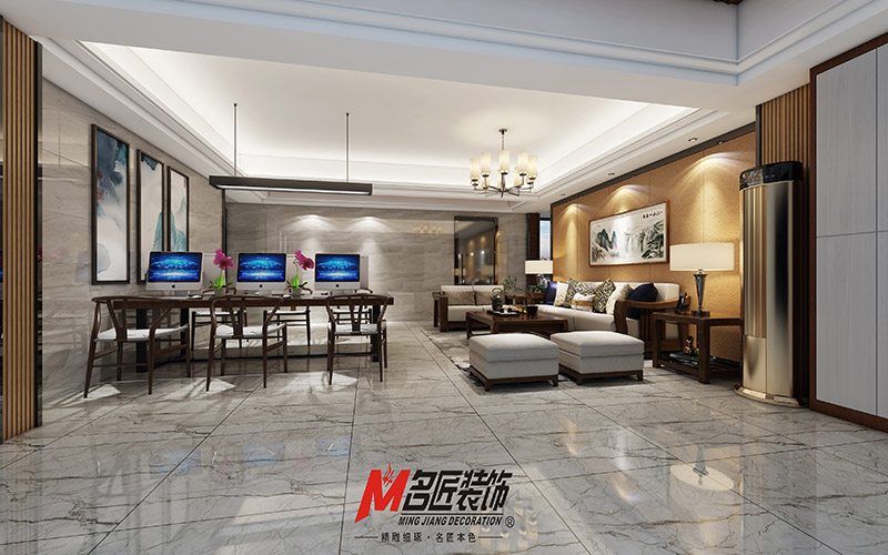 现代前卫风格室内K1体育·(中国)官方网站-创鸿国际办公室500平米-客厅