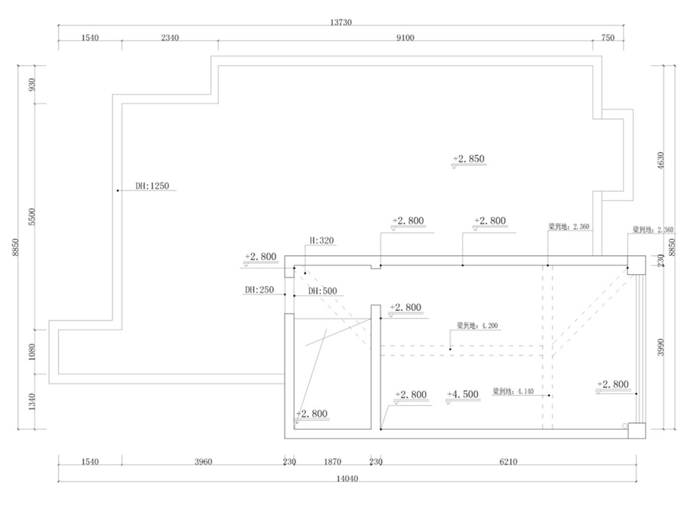 装修案例新中式风格别墅K1体育·(中国)官方网站-庭院平面图